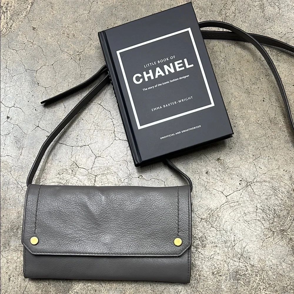 * Cole Haan Gray Crossbody Bag Genuine Leather